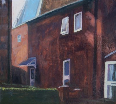 Um lugar para viver 18, 2011 (óleo sobre contraplacado) de Trevor Burgess