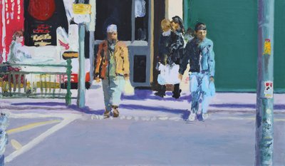 Cruzamento de rua, 2009 (óleo sobre tela) de Trevor Burgess