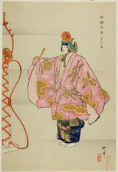 Fuji Taiko, da série "One Hundred No Dramas (Nogaku hyakuban)" de Tsukioka Kogyo