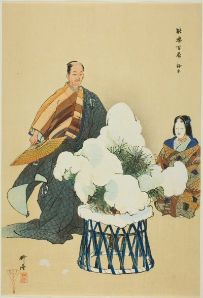 Hachi no Ki, da série "One Hundred No Dramas (Nogaku hyakuban)" de Tsukioka Kogyo