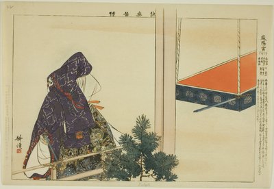 Iyogu, da série "Pictures of No Performances (Nogaku Zue)" de Tsukioka Kogyo