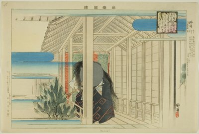 Nomori, da série "Pictures of No Performances (Nogaku Zue)" de Tsukioka Kogyo