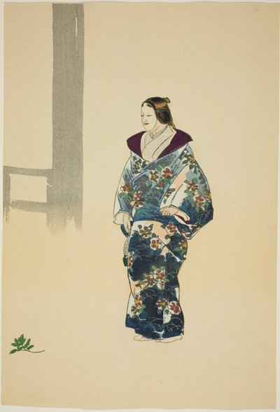 Tomonaga, da série "One Hundred No Dramas (Nogaku hyakuban)" de Tsukioka Kogyo