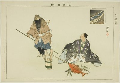 Tosen Muko (Kyogen), from the series "Pictures of No Performances (Nogaku Zue)" de Tsukioka Kogyo