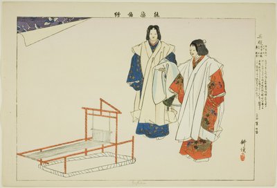 Yofuku, da série "Pictures of No Performances (Nogaku Zue)" de Tsukioka Kogyo