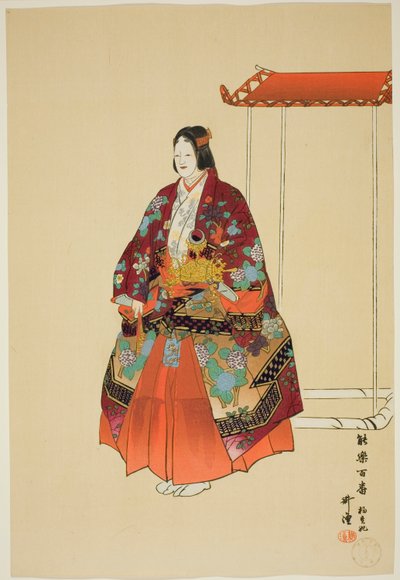 Yokihi, da série "One Hundred No Dramas (Nogaku hyakuban)" de Tsukioka Kogyo