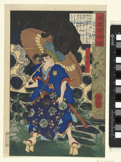 Fuwa Bansaku e o monstro
Fuwa Bansaku (título sobre o objecto)
Cem histórias de fantasmas da China e do Japão (título da série)
Wakan hyaku monogatari (título da série sobre o objecto) de Tsukioka Yoshitoshi
