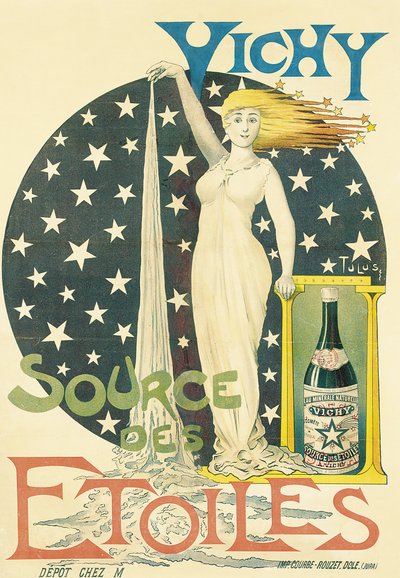 Vichy, Source des Etoiles, c.1900 (cor litho) de Tulus Tulus