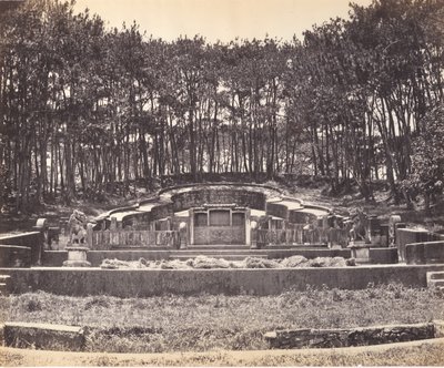 Mandarin Grave at Foochow, ca. 1869. de Tung Hing.