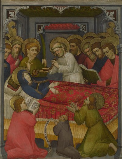 A Morte da Virgem, c.1425 de Tyrolese