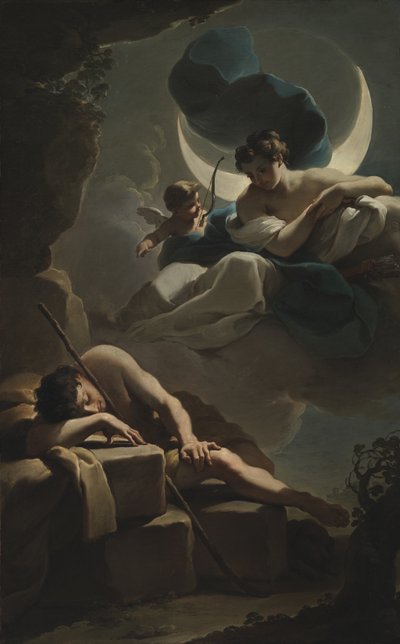 Selene e Endimião de Ubaldo Gandolfi