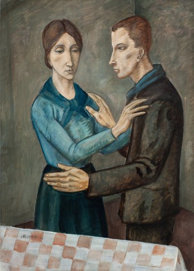 O casal noivo (O adeus) de Ubaldo Oppi