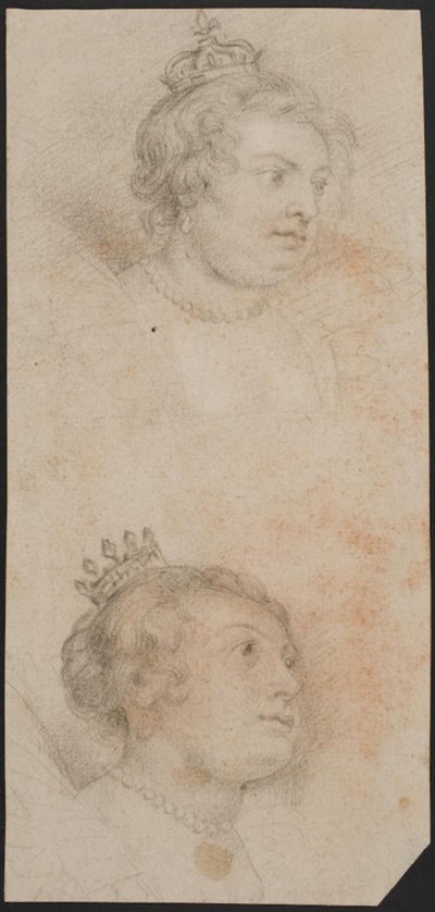 Estudos de figuras, de "A História de Maria de Médici" de Ubekendt
