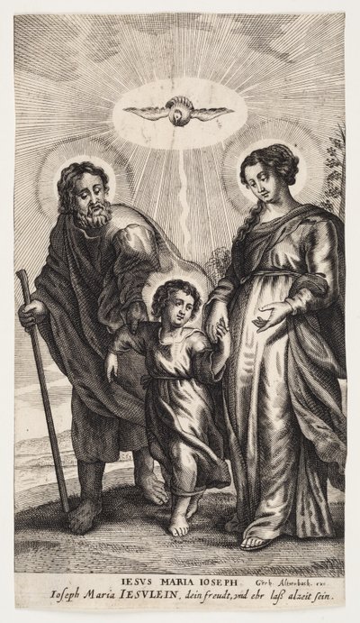Jesus com Maria e José de Ubekendt