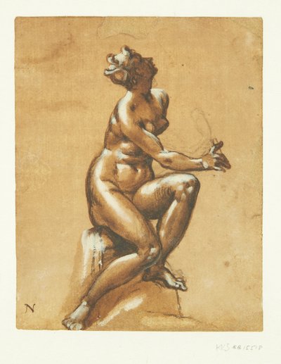 figura feminina nua de Ubekendt