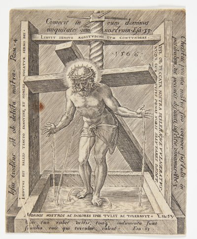 A Paixão de Cristo de Ubekendt efter Dirck Volckertsz. Coornhert efter Maarten van Heemskerck