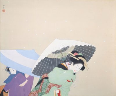 Grandes flocos de neve de Uemura Shoen