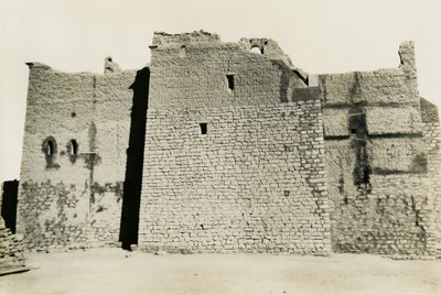 Mosteiro de São Simeão, Assuão, Egito, fotografia de Ugo Monneret de Villard de Ugo Monneret de Villard
