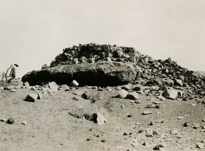 Ruínas na região de Goz Regeb, Sudão, fotografia de Ugo Monneret de Villard, ca. 1925 de Ugo Monneret de Villard