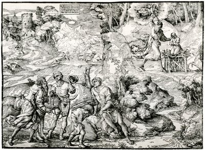 Sacrifício de Abrahams, 1516-1518, 1937 de Ugo da Carpi