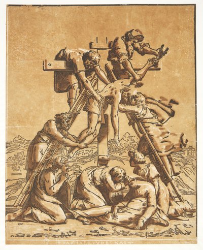 A Descida da Cruz de Ugo da Carpi