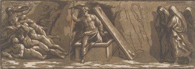 Ressurreição de Cristo, c. 1520-27. de Ugo da Carpi