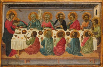 A Última Ceia, c. 1325-30. de Ugolino da Siena