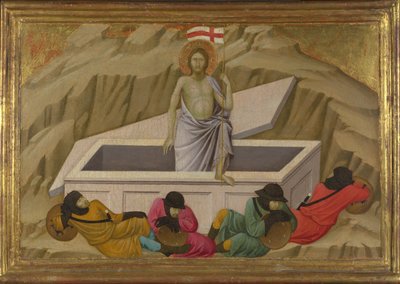 A ressurreição da Basílica de Santa Croce, Florença, c. 1324-1325 de Ugolino di Nerio