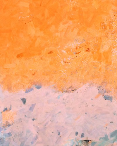 Abstrato em Tons de Laranja de Uma Gokhale