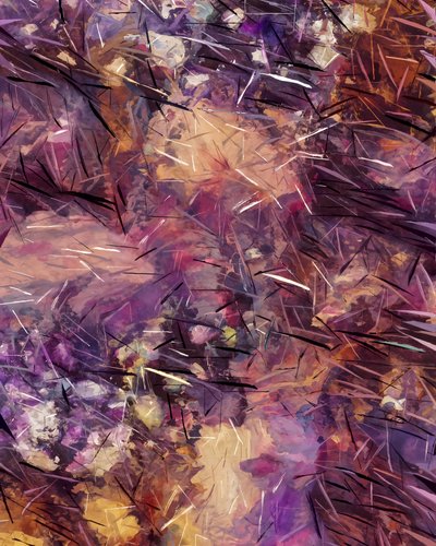 Pinceladas abstratas vibrantes de Uma Gokhale