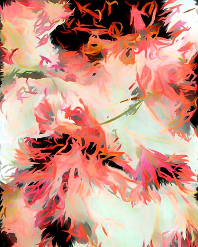 Abstrato floral vibrante de Uma Gokhale