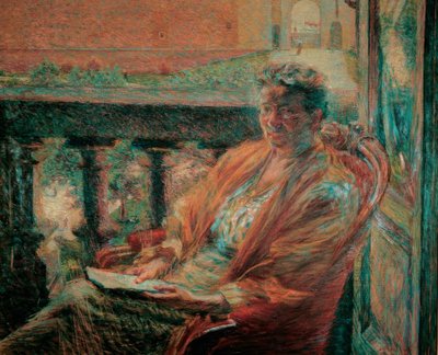 Retrato da Sra. Meta Quarck de Umberto Boccioni