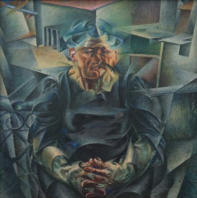 Construção horizontal de Umberto Boccioni