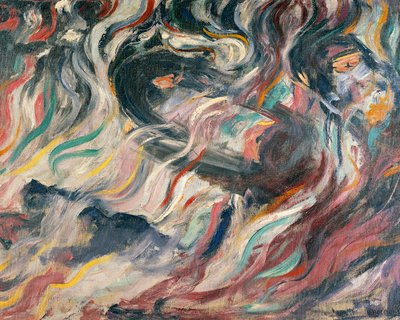 Humores: despedidas de Umberto Boccioni (1882-1916), detalhe de Umberto Boccioni