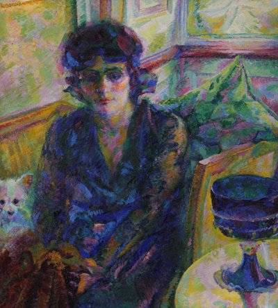 Retrato da signora Cragnolini Fanna, 1916. de Umberto Boccioni