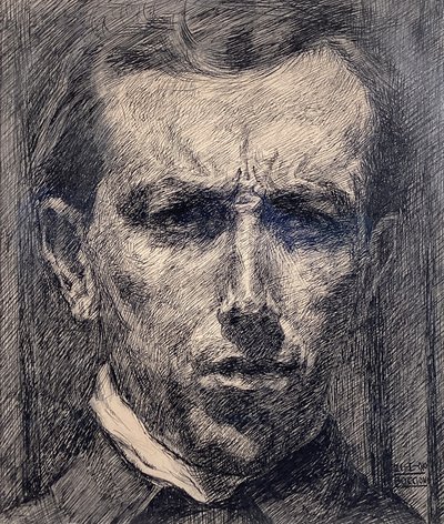 Autorretrato de Umberto Boccioni