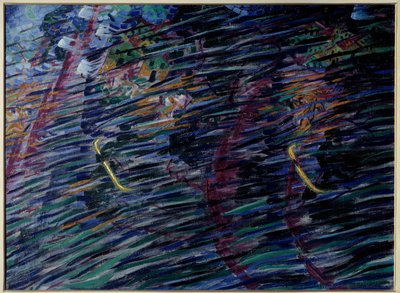 Estado de Alma: aqueles que deixam a Pintura de Umberto Boccioni (1882-1916) 1911 Milão, Pinacoteca de Brera de Umberto Boccioni