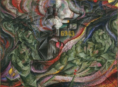 Estados de espírito I: As despedidas. 1911 de Umberto Boccioni