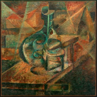 Natureza Morta com Garrafa de Umberto Boccioni