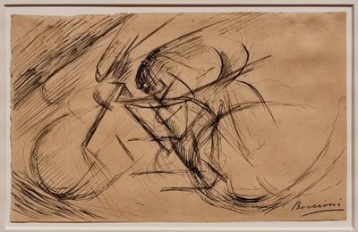 Estudos para o Dinamismo de um Ciclista de Umberto Boccioni