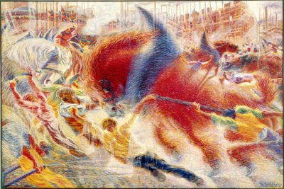 A cidade nasce de Umberto Boccioni