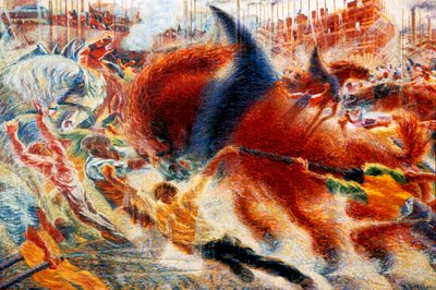 A cidade nasce em 1911. de Umberto Boccioni