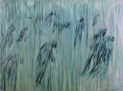 Aqueles que ficam por Umberto Boccioni (1882-1916), óleo sobre tela, 71x96 cm de Umberto Boccioni