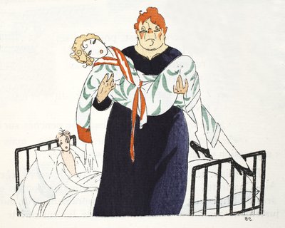 Todas as coisas boas devem chegar ao fim ... (pochoir print) de Umberto Brunelleschi