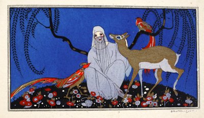 Lil-Aaroussa (impressão em estêncil) de Umberto Brunelleschi