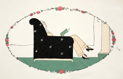 Relaxamento (impressão em estêncil) de Umberto Brunelleschi