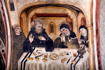 Última Conversa entre São Bento e Santa Escolástica, Escola Umbriana de Umbrian School