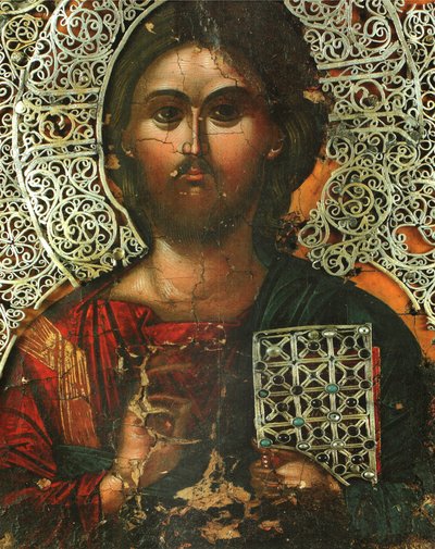 Pantokrator (parte do díptico Vatopedi conhecido como os brinquedos da Imperatriz Teodora) de Unbekannt
