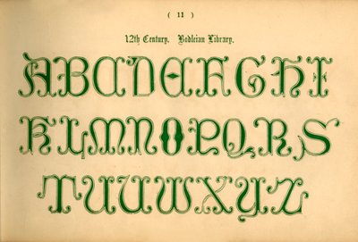 Século XII. Biblioteca Bodleian, 1862 de Unbekannt