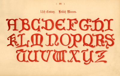 Século 14. Museu Britânico, 1862 de Unbekannt